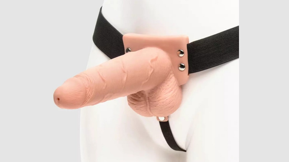 Fetish Fantasy Ejaculating Hollow Strap On 7.5 Inch