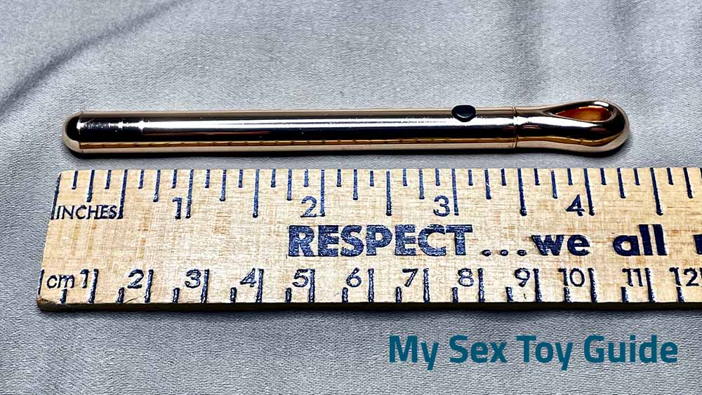 Me measuring Lovehoney Dare using a ruler