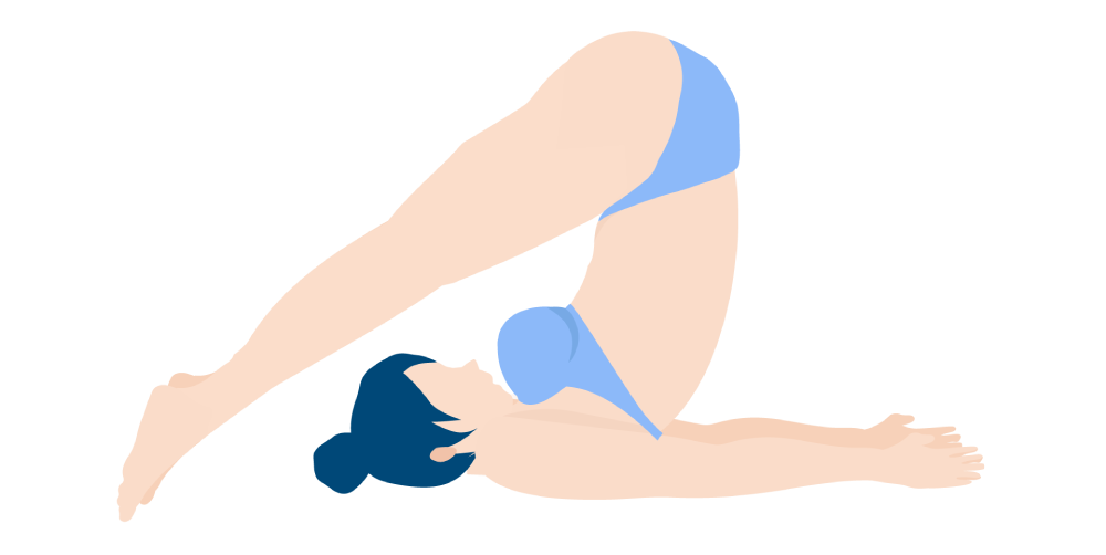 Plow pose