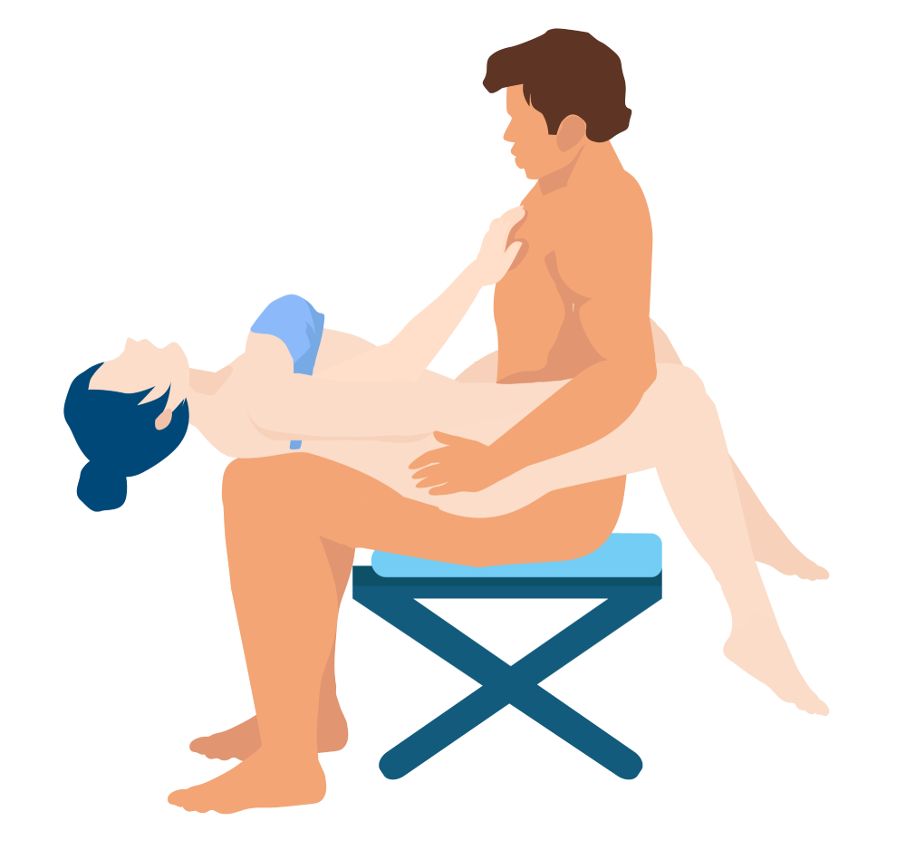 The Hammock Sex Position in a chair