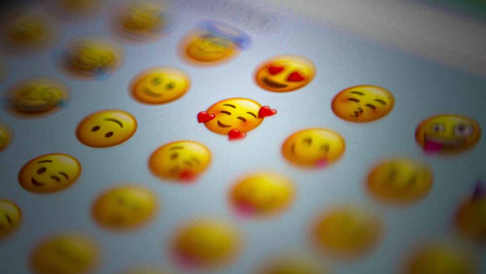 Emojis on a phone