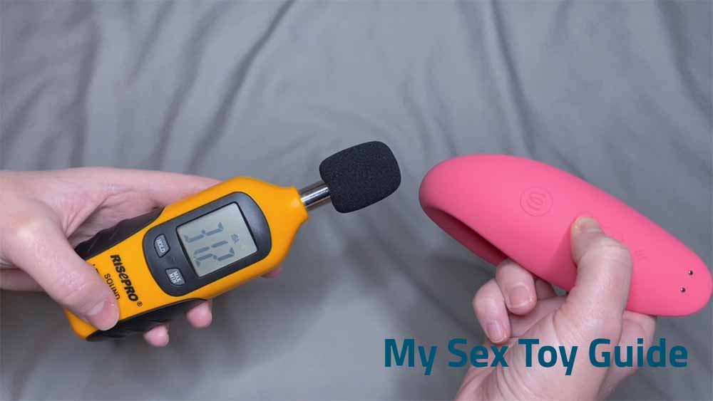Me measuring the sound level using a decibel meter