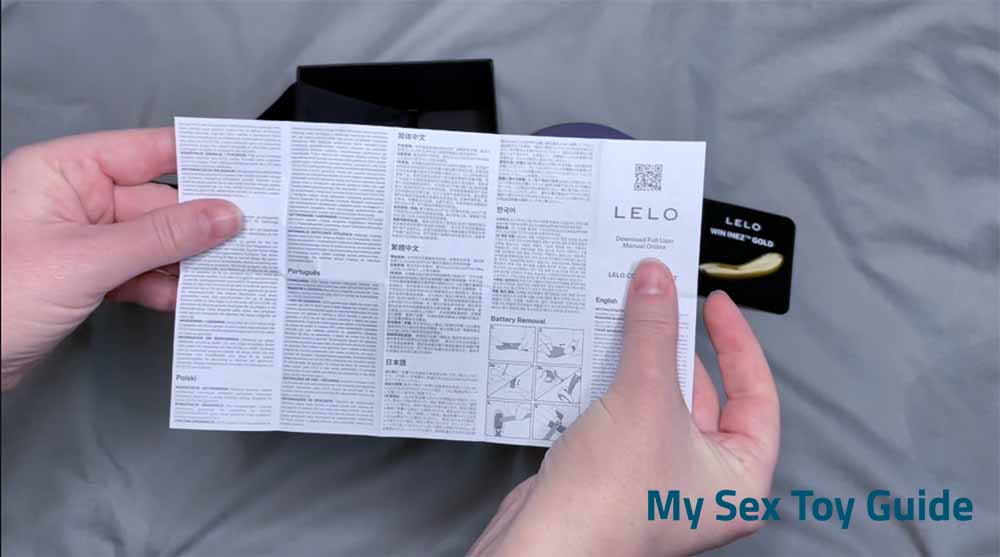 Me holding the user manual