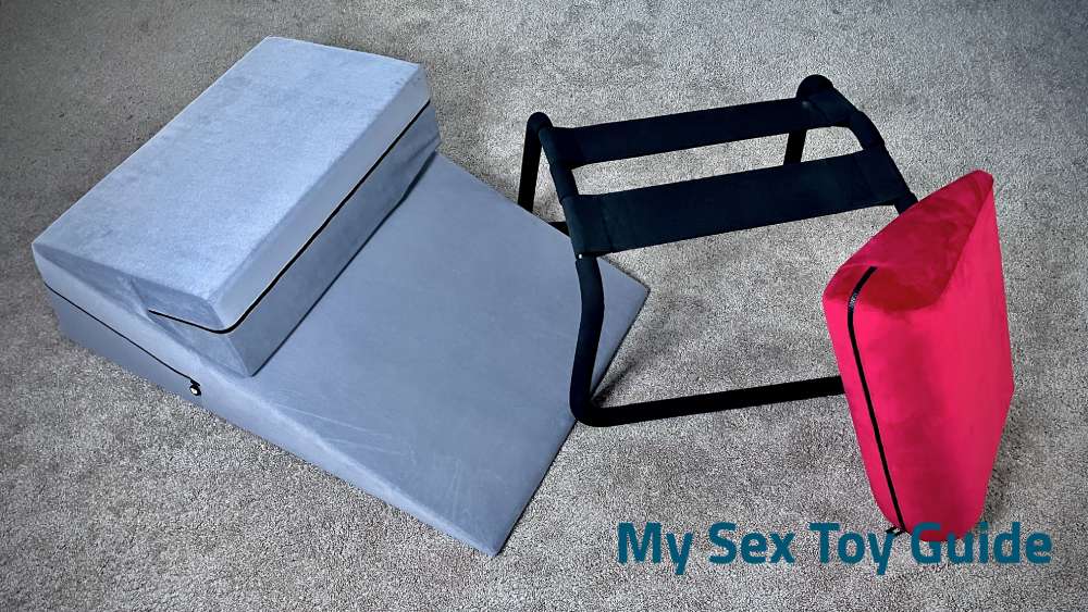 Some of the sex position pillows I tested
