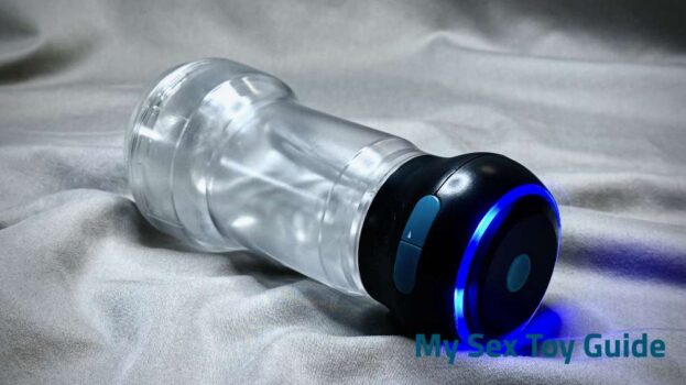 Kiiroo Control attached to the Feel Pocket Stroker Crystal
