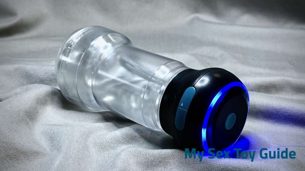 Kiiroo Control attached to the Feel Pocket Stroker Crystal