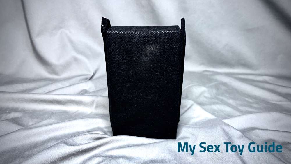 The box wrapped in black satin