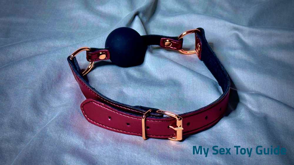 Rose gold ball gag