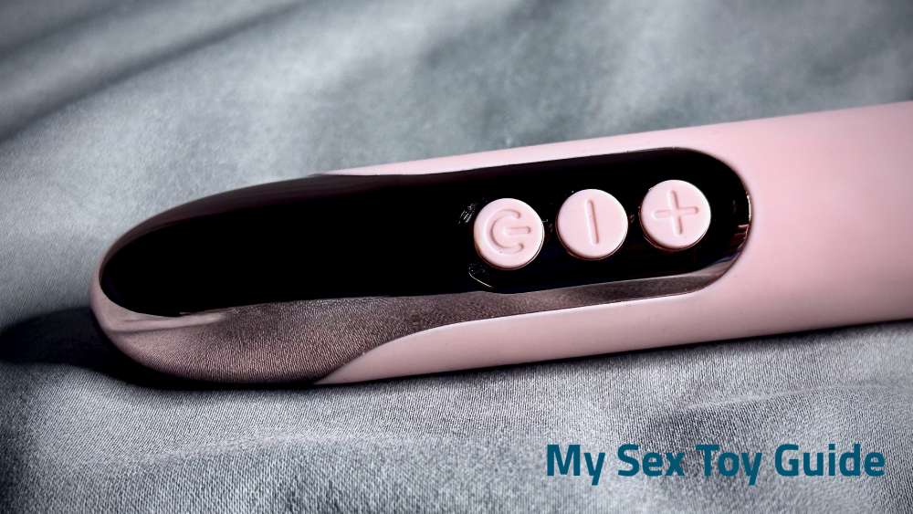 Closeup of the control buttons