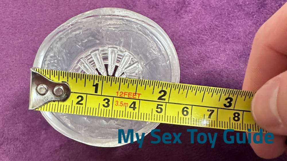 Me measuring the width of the Head Master