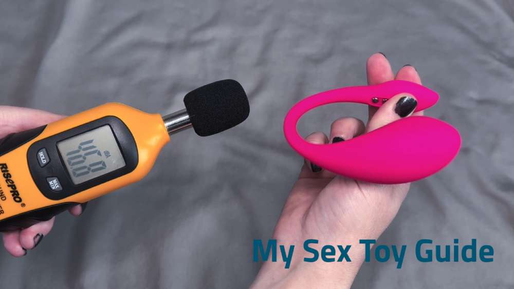 Me testing the sound level using a decibel meter