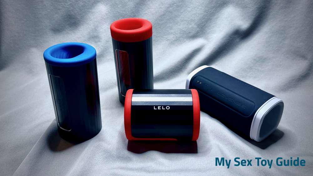 Lelo F2S next to some of my other strokers