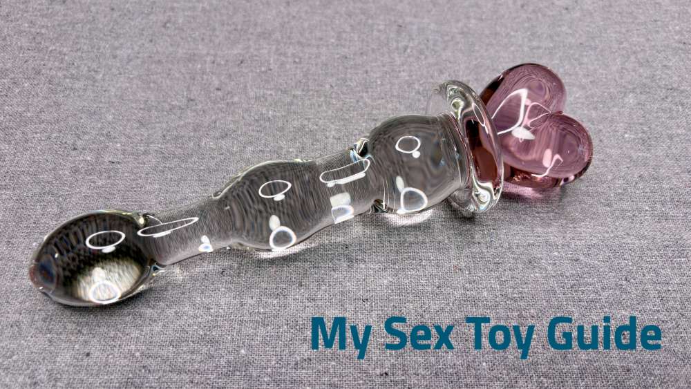 NS Novelties Crystal Heart of Glass Dildo