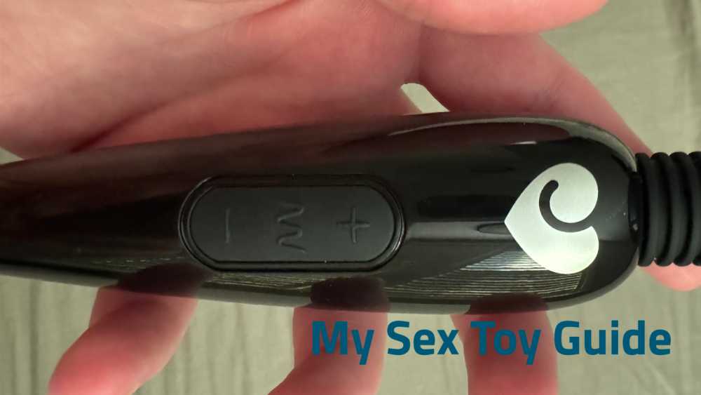 Closeup of the control buttons