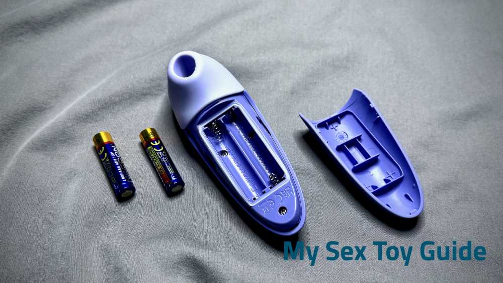 ROMP Switch X with the battery compartment open