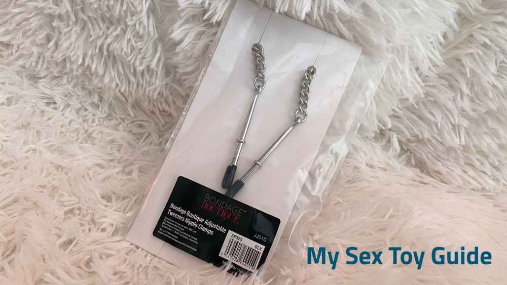 The Bondage Boutique Adjustable Tweezer Nipple Clamps