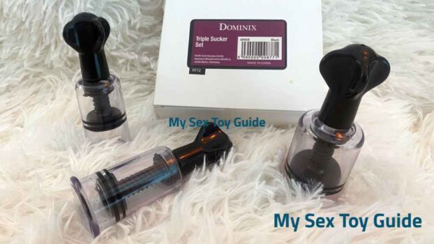 DOMINIX Deluxe Nipple and Clit Triple Sucker Set