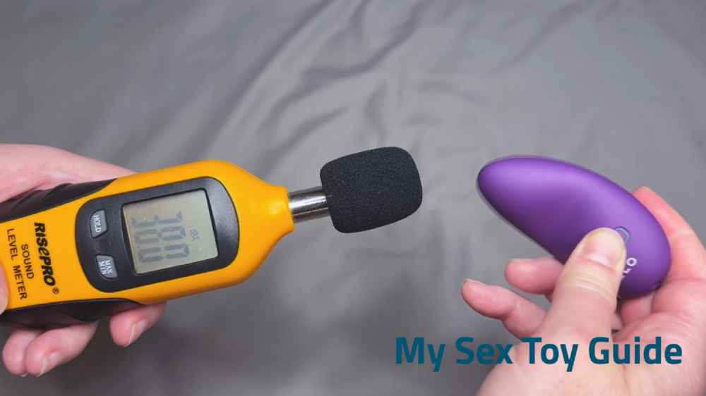 Me testing the sound level using a decibel meter