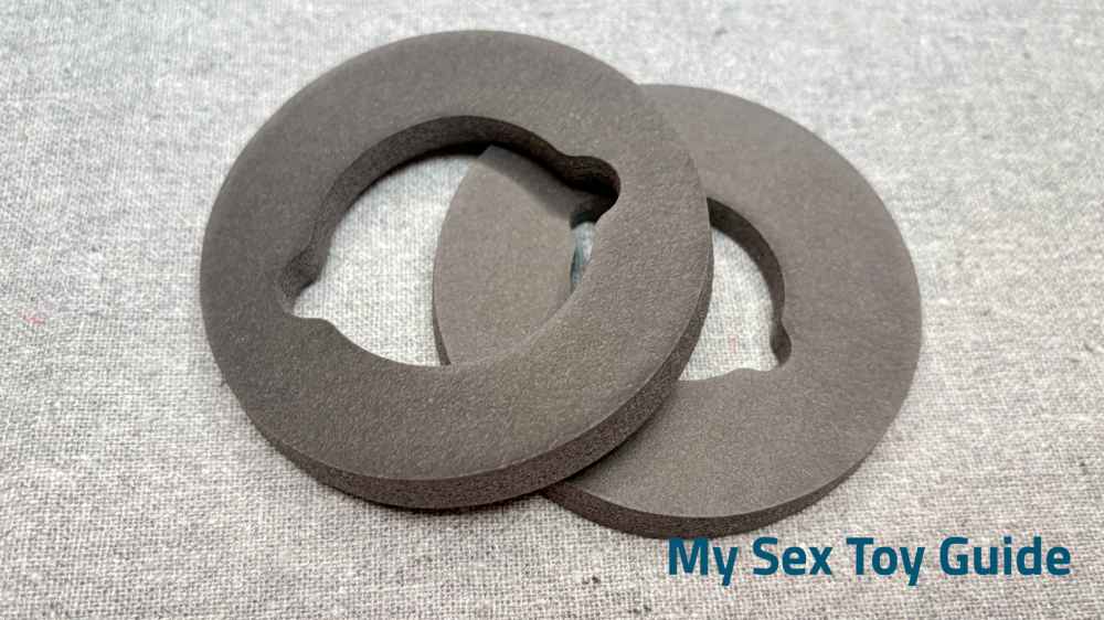 Closeup of the cushion rings