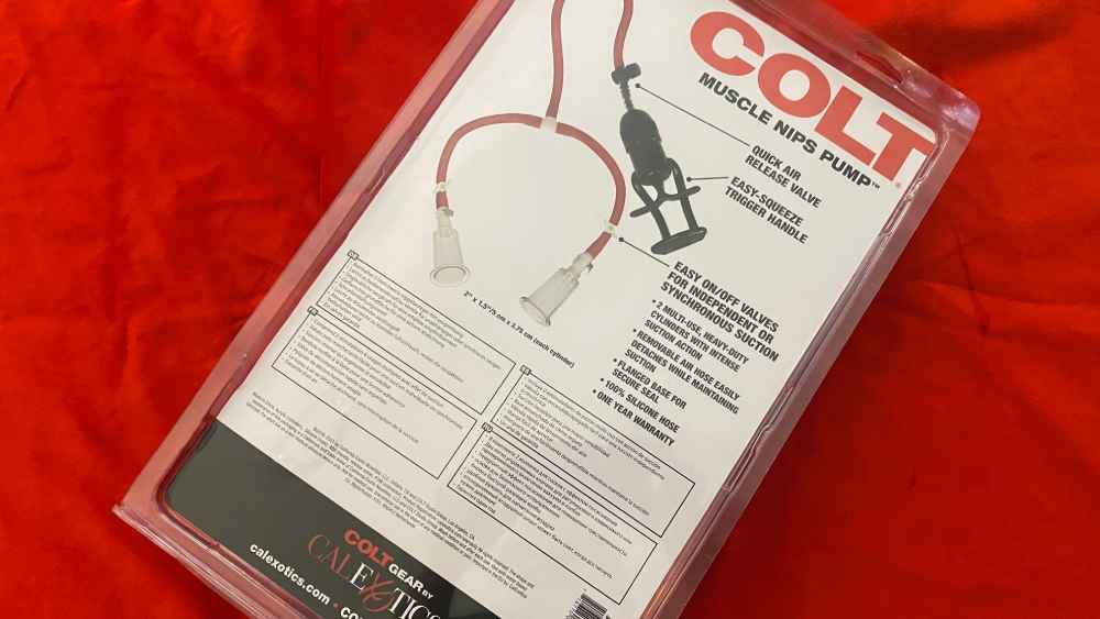 The back of the package with the instructions