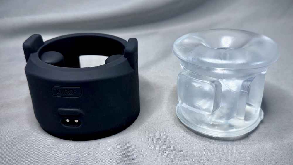 The case and sleeve separated