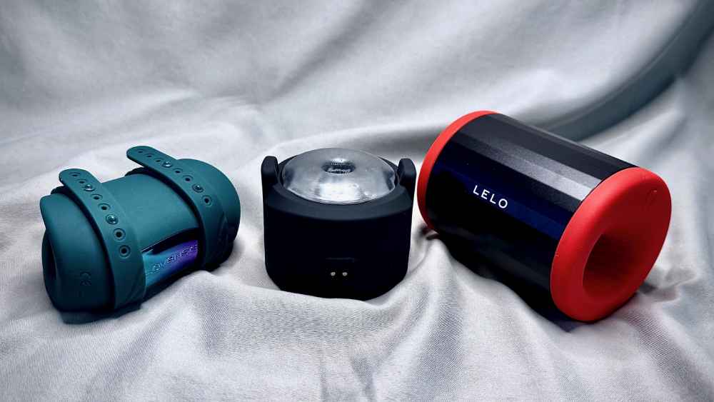 Kiiroo PowerShot next to some of my other strokers