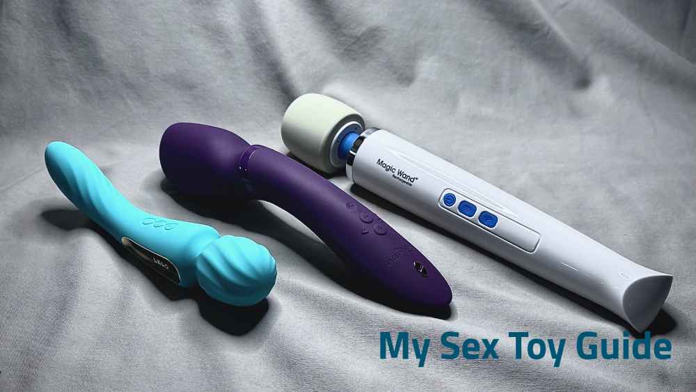 Lelo Switch next to some of my other wand vibrators