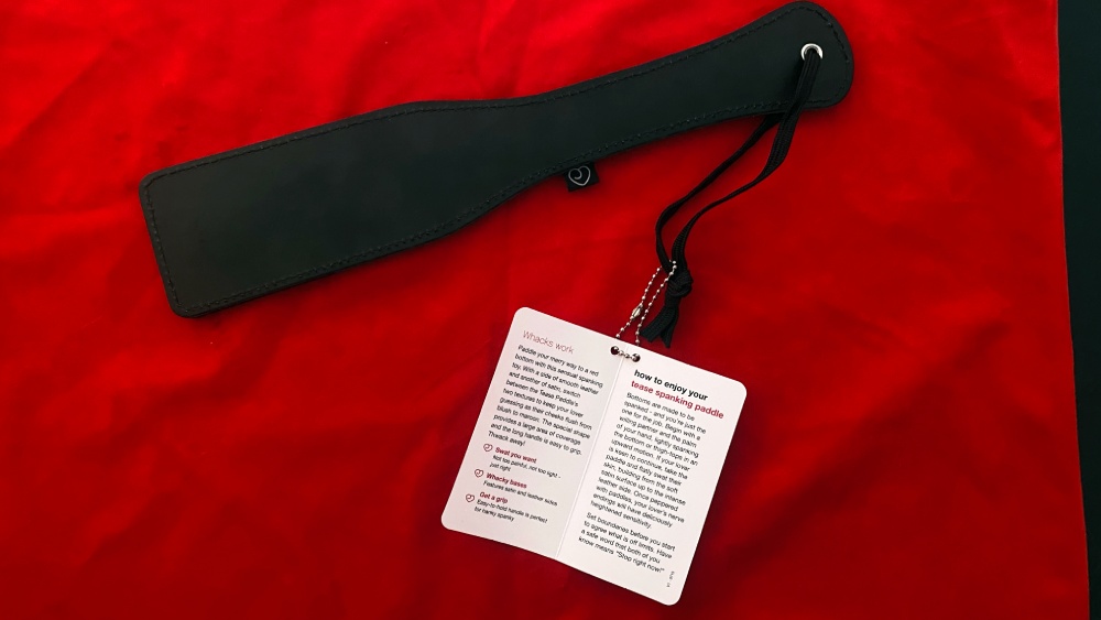 Lovehoney Satin and Leather Spanking Paddle