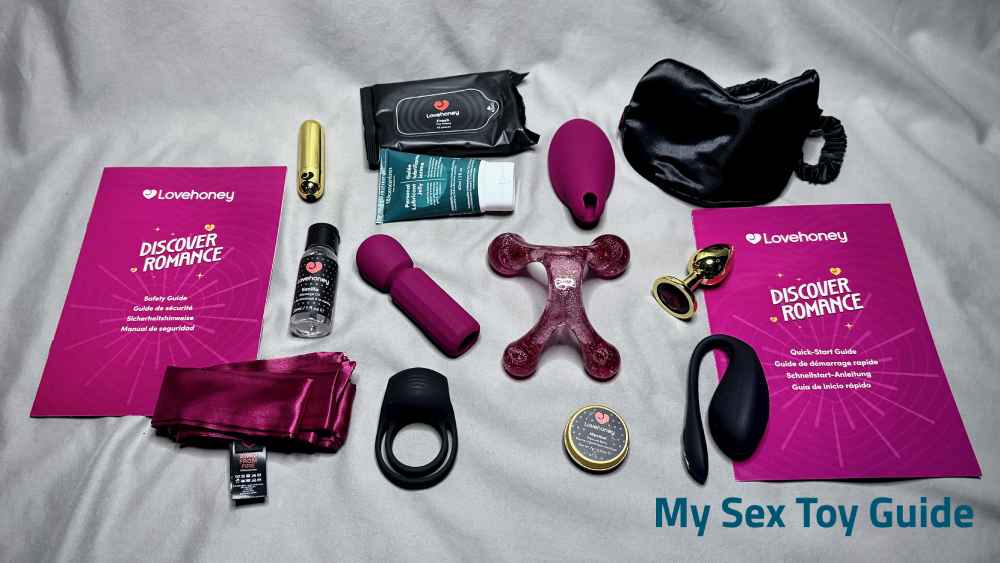 All the included sex toys