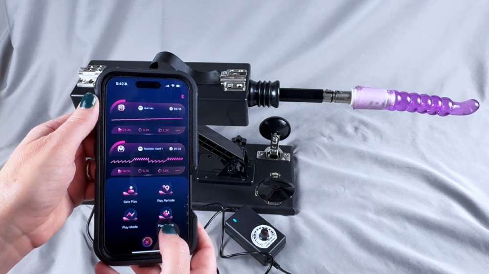 Me demonstrating the Auxfun smartphone app