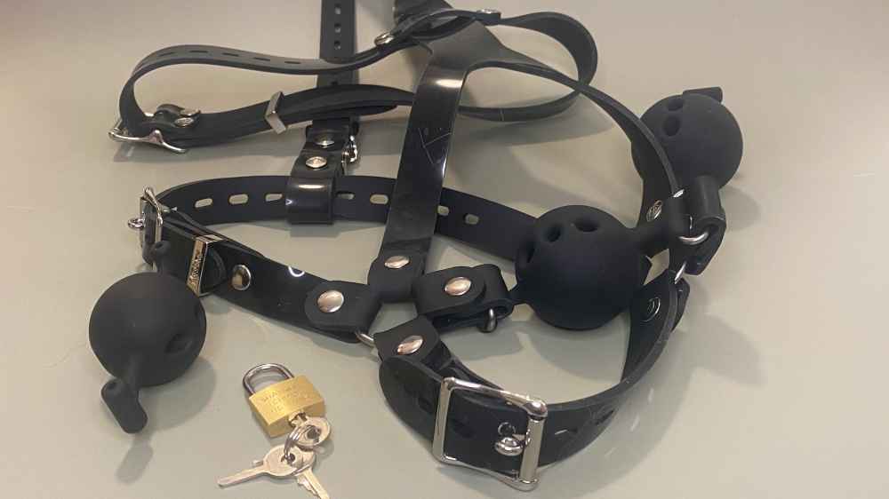 KBboy Ball Gag with Silicone Harness