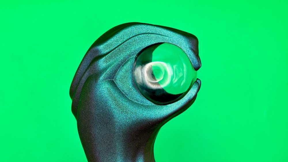 The snake head with the glowing orb