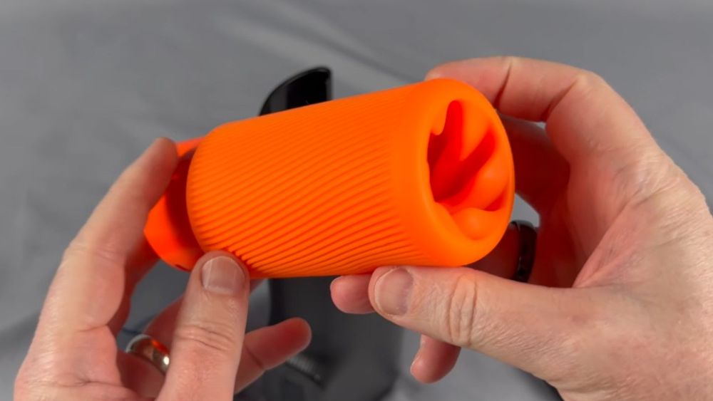 The orange sleeve