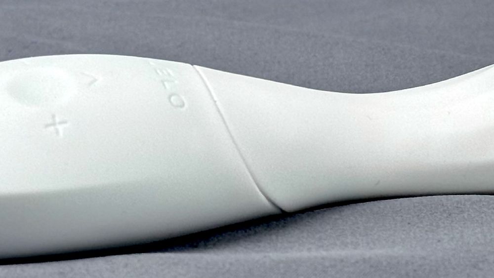 The seam in the middle of the body