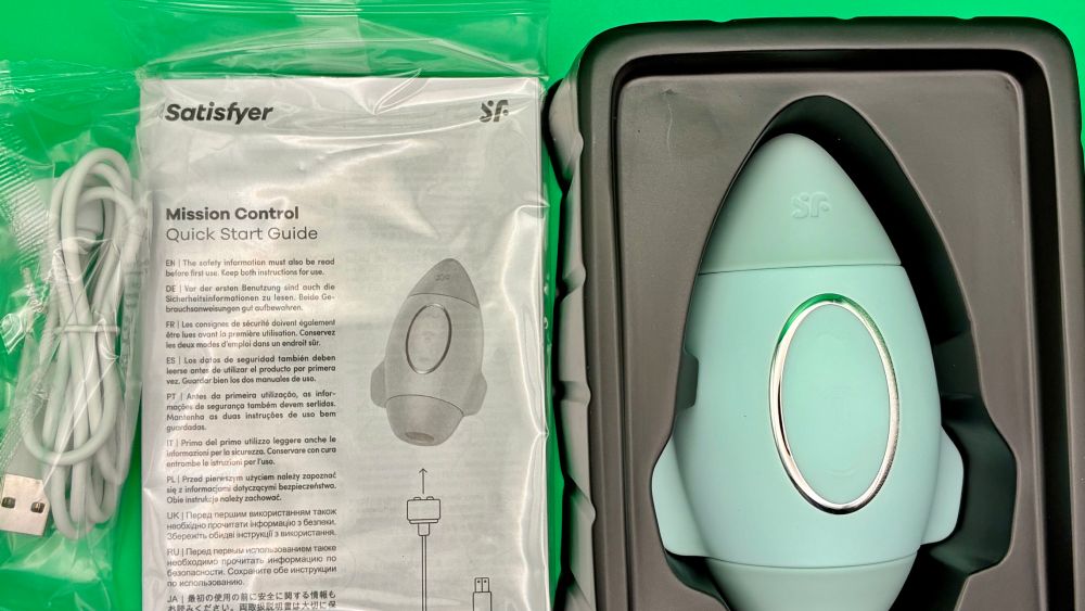 Satisfyer Mission Control inside the box