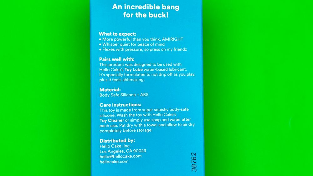 The back of the box