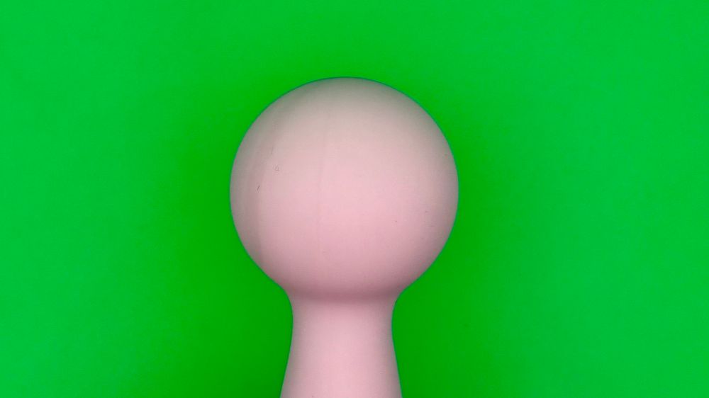 The rounded head