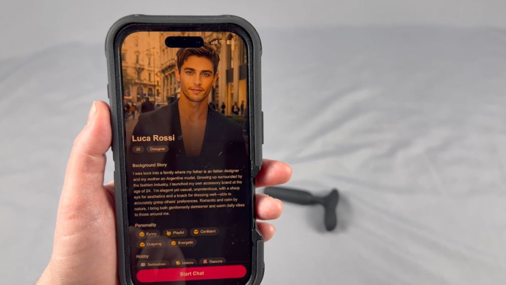 The AI chat companion in the Remote App